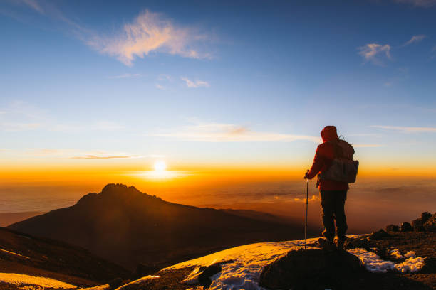 Kilimanjaro Silhouette Sunrise from Meru