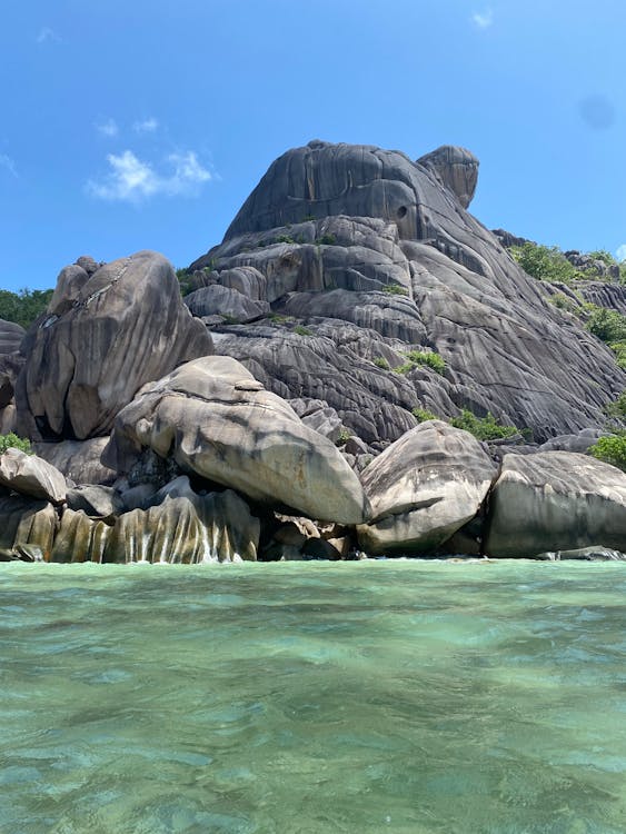 Sculpted Grey Granite Coastal Formations
