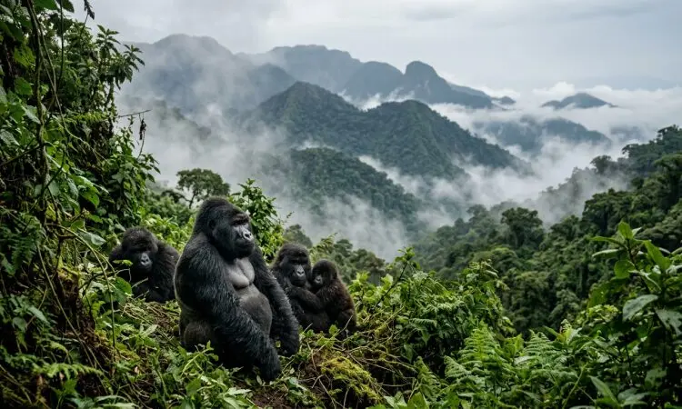 Mountain Gorillas and Lush Landscapes of Uganda